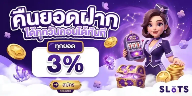 เว็บสล็อตไม่มีขั้นต่ำ โปรโมชั่น คืนยอดฝาก