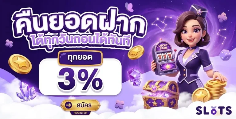 เว็บสล็อตไม่มีขั้นต่ำ โปรโมชั่น คืนยอดฝาก